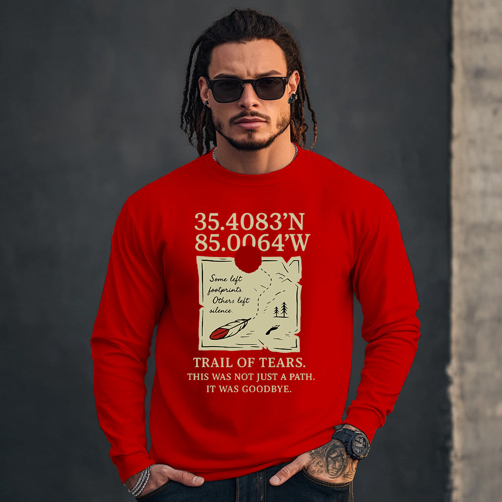 35.4083'N 85.0064'W  TRAIL OF TEARS. THIS WAS NOT JUST A PATH. IT WAS GOODBYE.