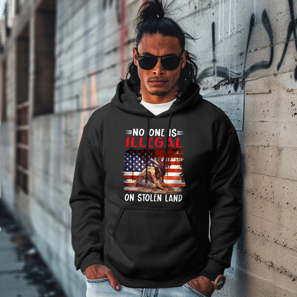 NO ONE IS ILLEGAL ON STOLEN LAND