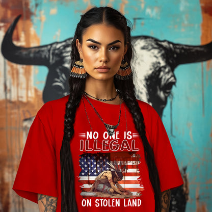 NO ONE IS ILLEGAL ON STOLEN LAND