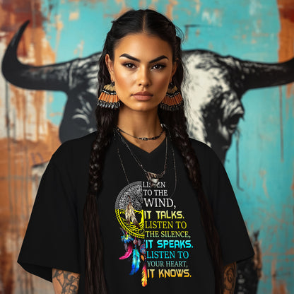 LISTEN TO THE WIND, IT TALKS. LISTEN TO THE SILENCE, IT SPEAKS. LISTEN TO YOUR HEART, IT KNOWS.