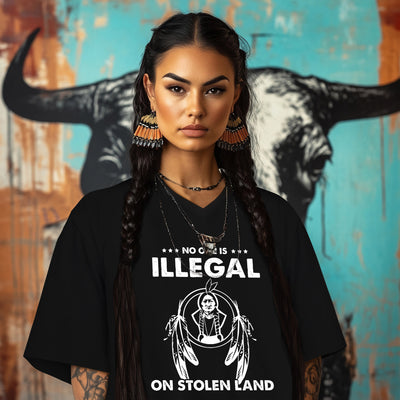 NO ONE IS ILLEGAL ON STOLEN LAND