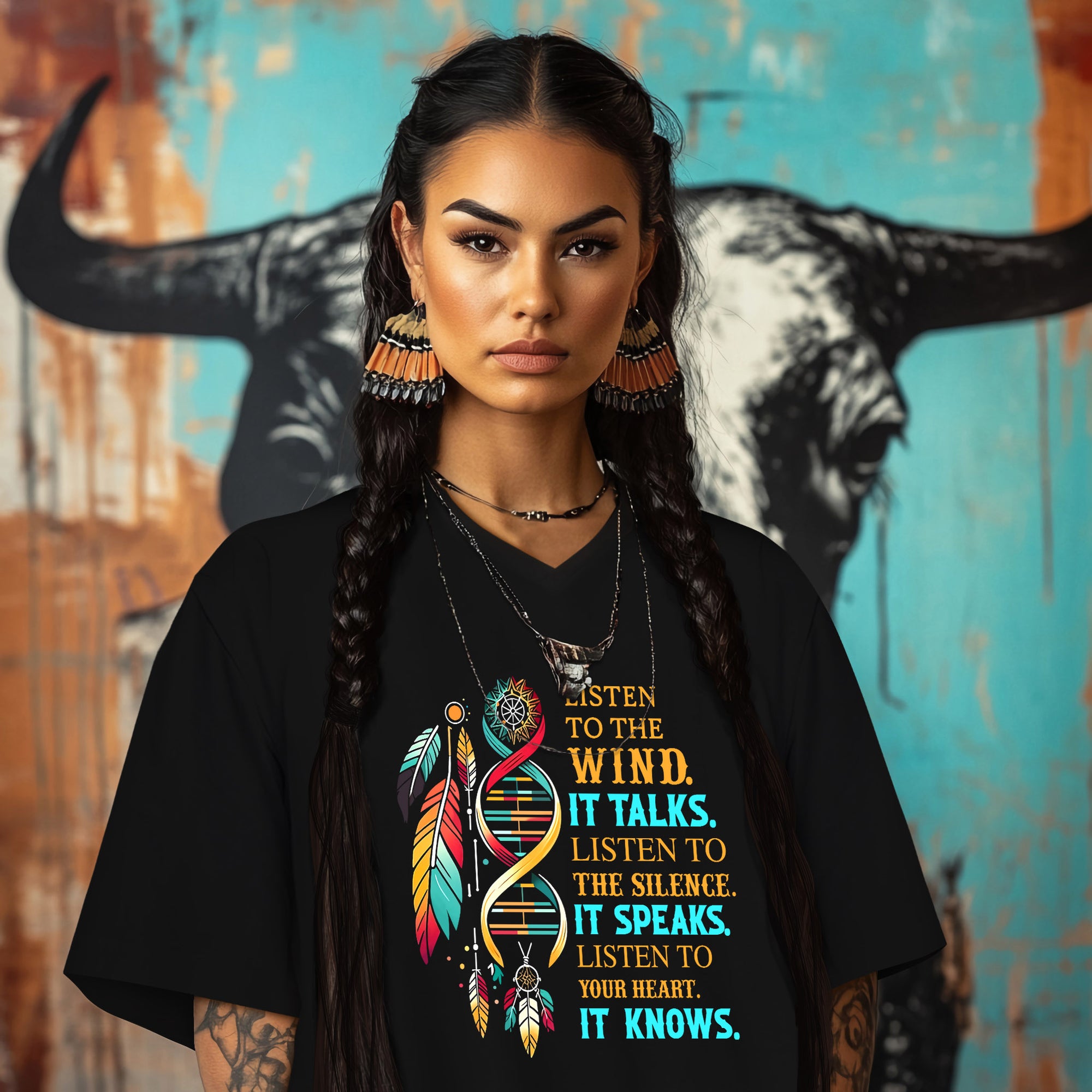 LISTEN TO THE WIND.  IT TALKS.  LISTEN TO THE SILENCE.  IT SPEAKS.  LISTEN TO YOUR HEART.  IT KNOWS.