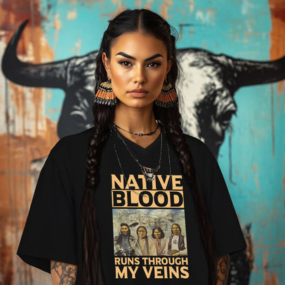 NATIVE BLOOD RUNS THROUGH MY VEINS