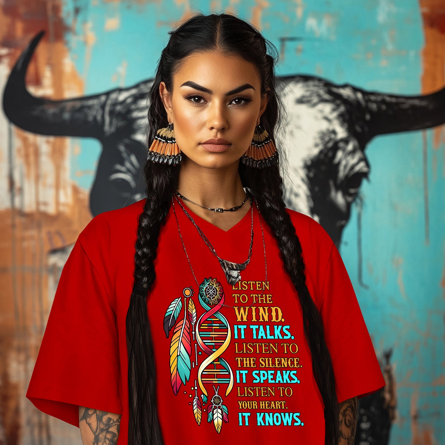 LISTEN TO THE WIND.  IT TALKS.  LISTEN TO THE SILENCE.  IT SPEAKS.  LISTEN TO YOUR HEART.  IT KNOWS.