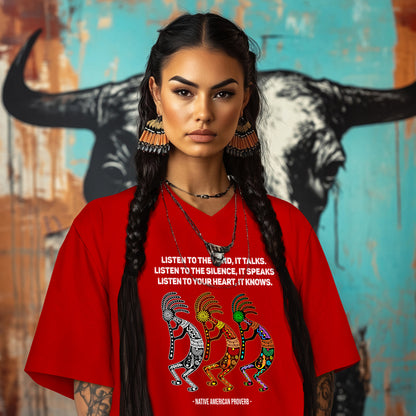 LISTEN TO THE WIND, IT TALKS. LISTEN TO THE SILENCE, IT SPEAKS LISTEN TO YOUR HEART, IT KNOWS.  - NATIVE AMERICAN PROVERB -