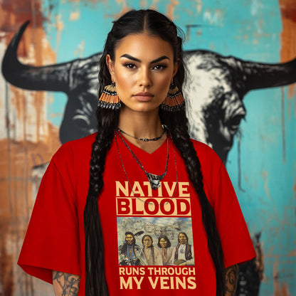 NATIVE BLOOD RUNS THROUGH MY VEINS