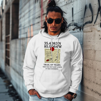 35.4083'N 85.0064'W  TRAIL OF TEARS. THIS WAS NOT JUST A PATH. IT WAS GOODBYE.