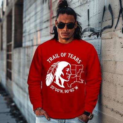 TRAIL OF TEARS 90°42'W 35°00'N.