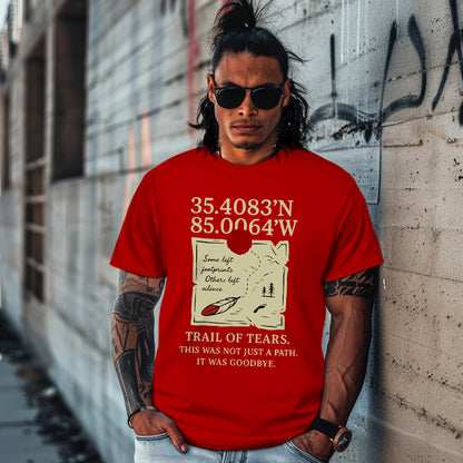 35.4083'N 85.0064'W  TRAIL OF TEARS. THIS WAS NOT JUST A PATH. IT WAS GOODBYE.