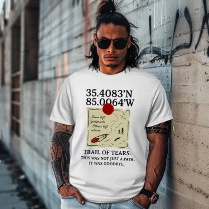 35.4083'N 85.0064'W  TRAIL OF TEARS. THIS WAS NOT JUST A PATH. IT WAS GOODBYE.