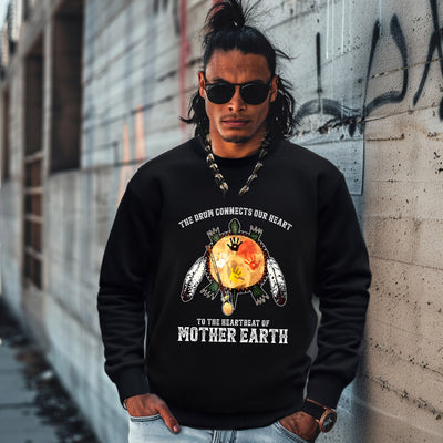 THE DRUM CONNECTS OUR HEART TO THE HEARTBEAT OF MOTHER EARTH