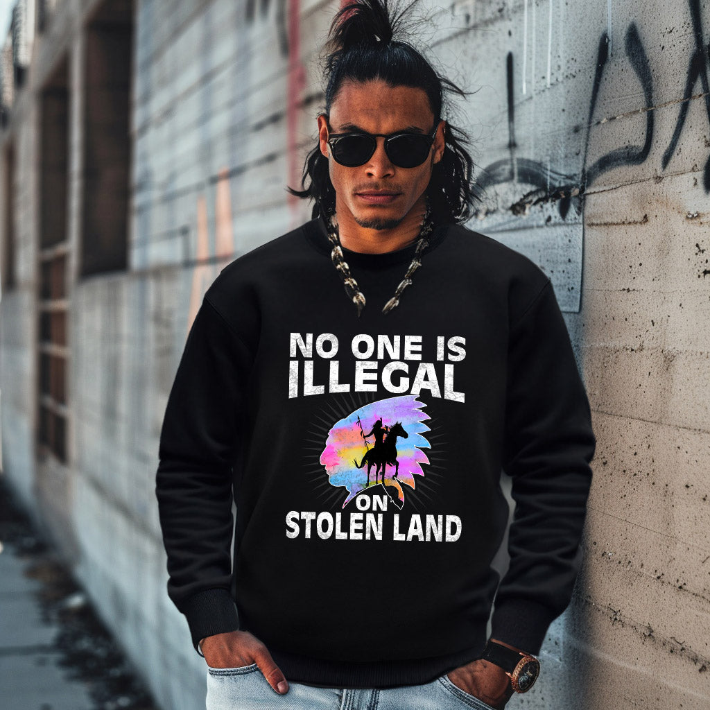 NO ONE IS ILLEGAL ON STOLEN LAND
