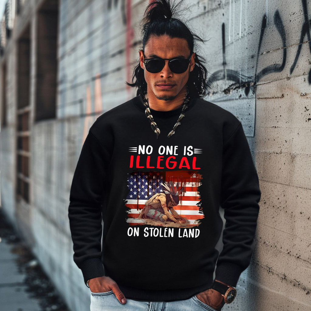 NO ONE IS ILLEGAL ON STOLEN LAND