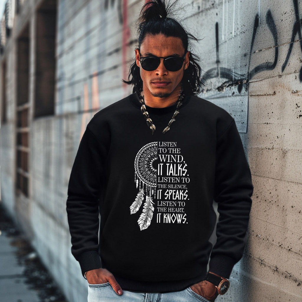 LISTEN TO THE WIND, IT TALKS. LISTEN TO THE SILENCE, IT SPEAKS. LISTEN TO YOUR HEART, IT KNOWS. (Copy)