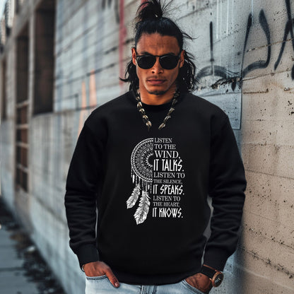 LISTEN TO THE WIND, IT TALKS. LISTEN TO THE SILENCE, IT SPEAKS. LISTEN TO YOUR HEART, IT KNOWS. (Copy)