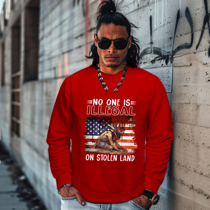 NO ONE IS ILLEGAL ON STOLEN LAND
