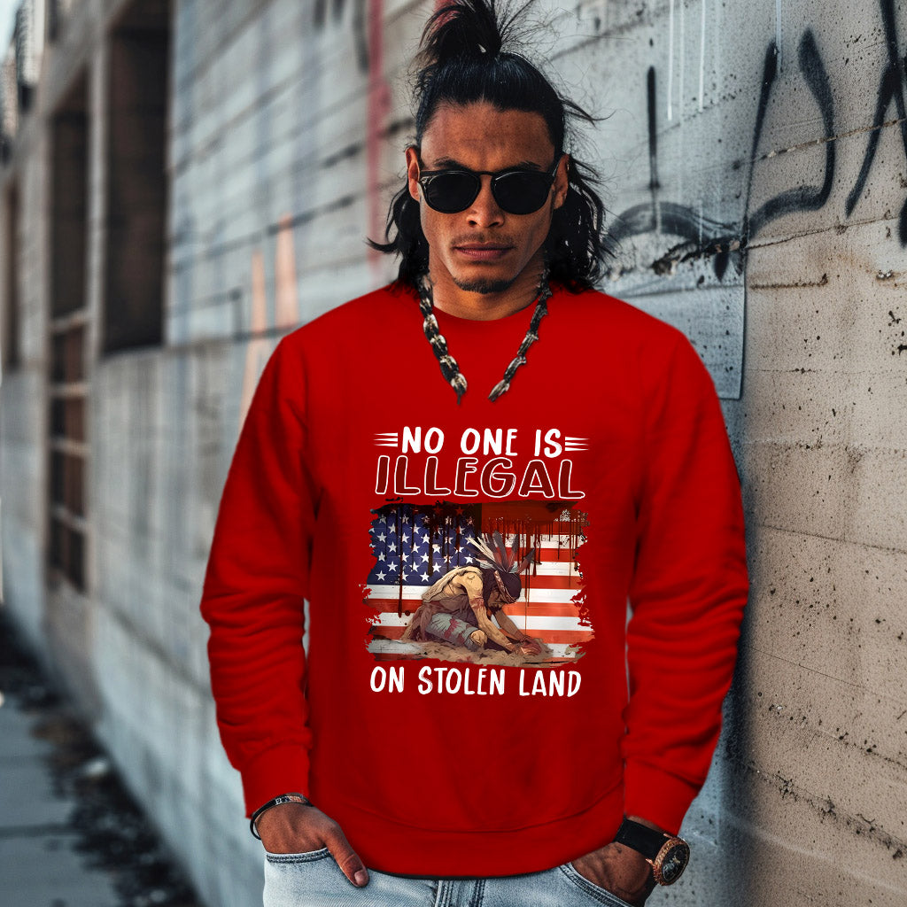 NO ONE IS ILLEGAL ON STOLEN LAND