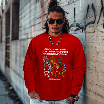 LISTEN TO THE WIND, IT TALKS. LISTEN TO THE SILENCE, IT SPEAKS LISTEN TO YOUR HEART, IT KNOWS.  - NATIVE AMERICAN PROVERB -