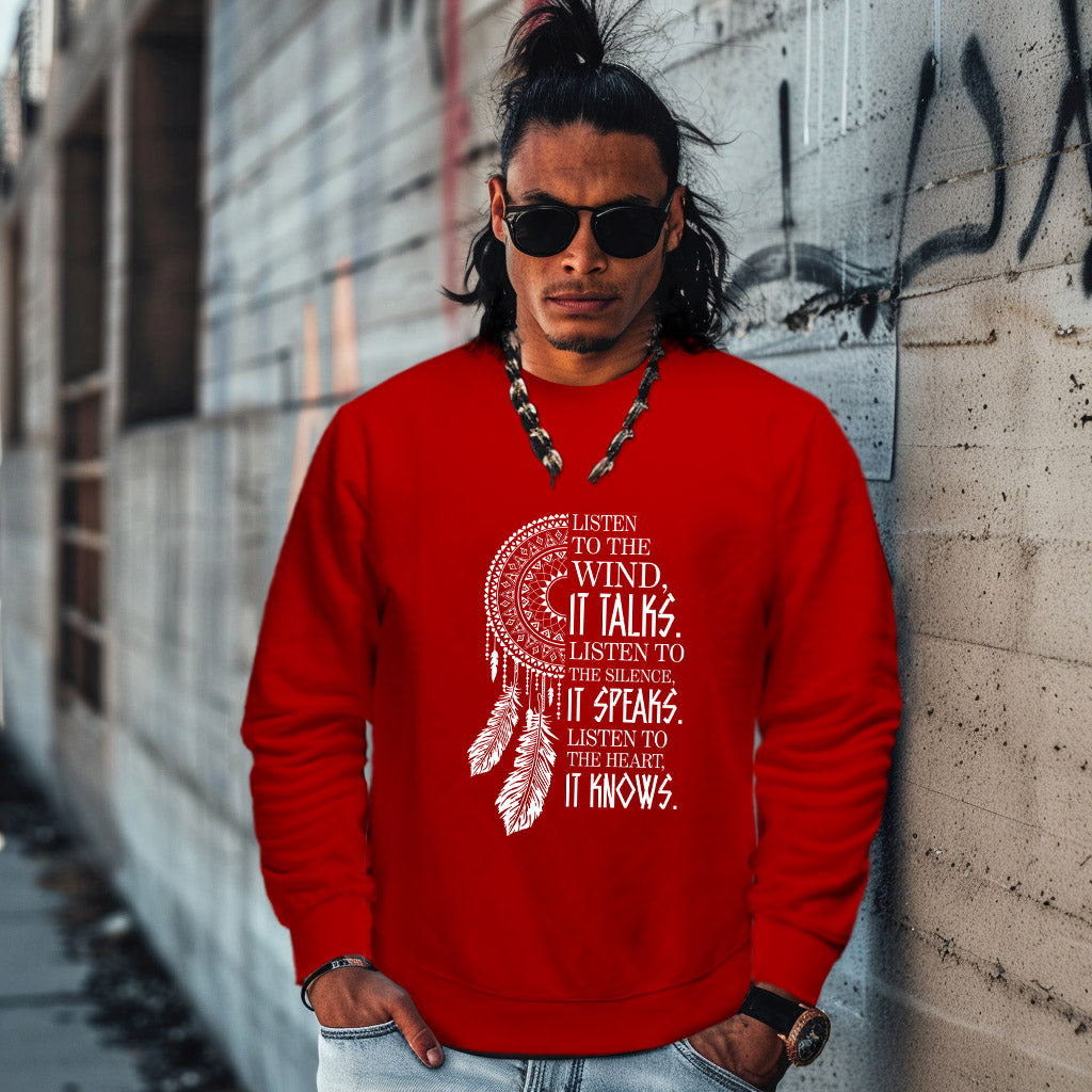 LISTEN TO THE WIND, IT TALKS. LISTEN TO THE SILENCE, IT SPEAKS. LISTEN TO YOUR HEART, IT KNOWS. (Copy)