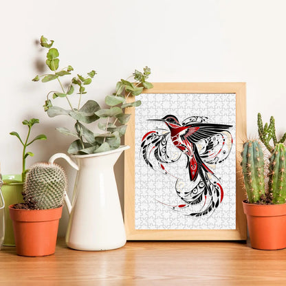 Hummingbird - Wooden Jigsaw Puzzle (300 / 500 / 1000 Pieces)