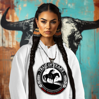 TRAIL OF TEARS WHERE THOUSANDS OF NATIVE VOICES FOREVER SILENCED