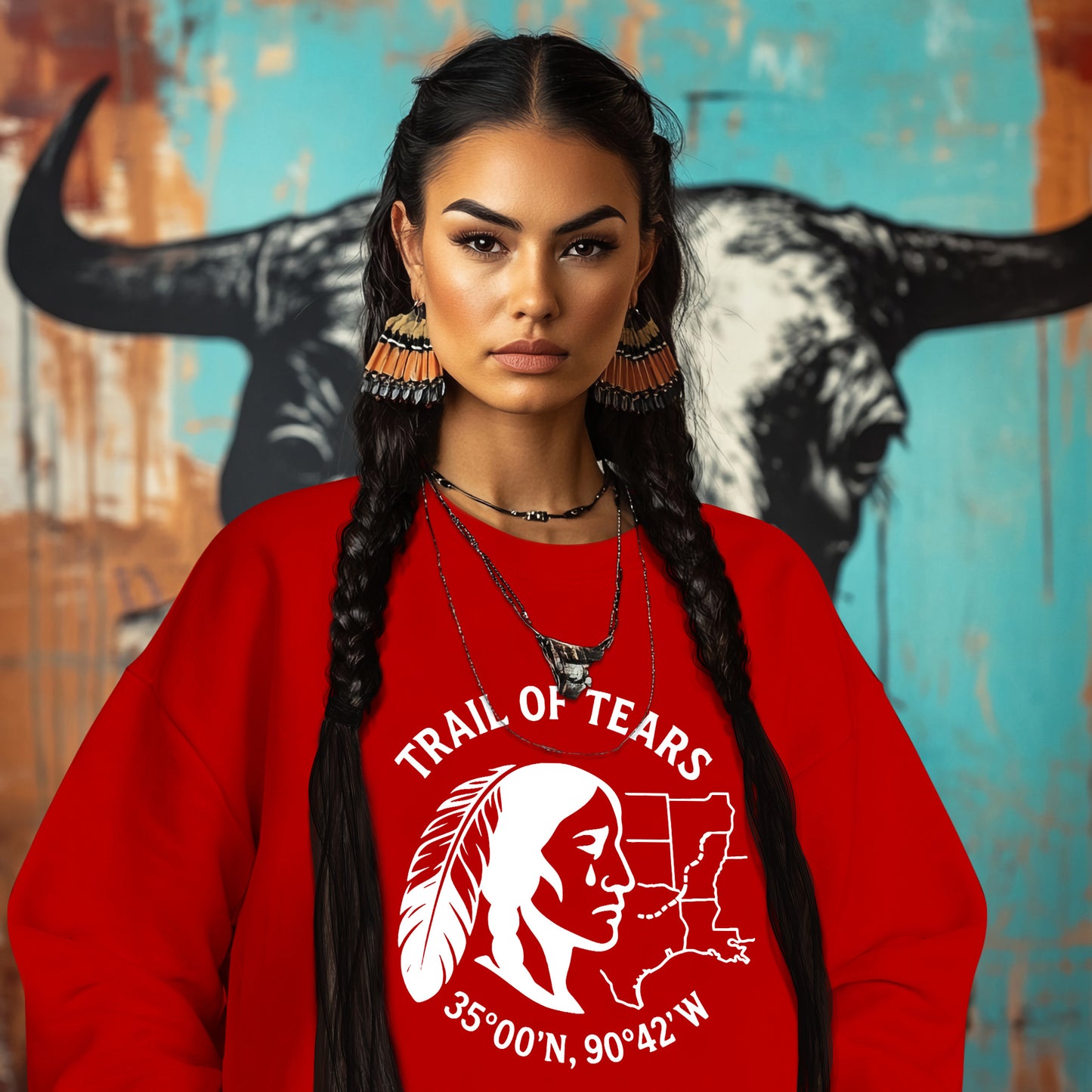 TRAIL OF TEARS 90°42'W 35°00'N.