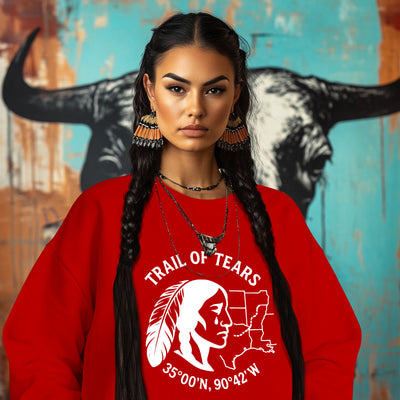 TRAIL OF TEARS 90°42'W 35°00'N.