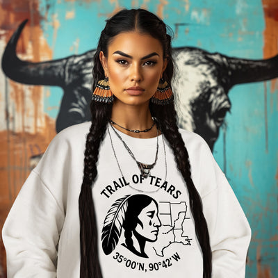 TRAIL OF TEARS 90°42'W 35°00'N.