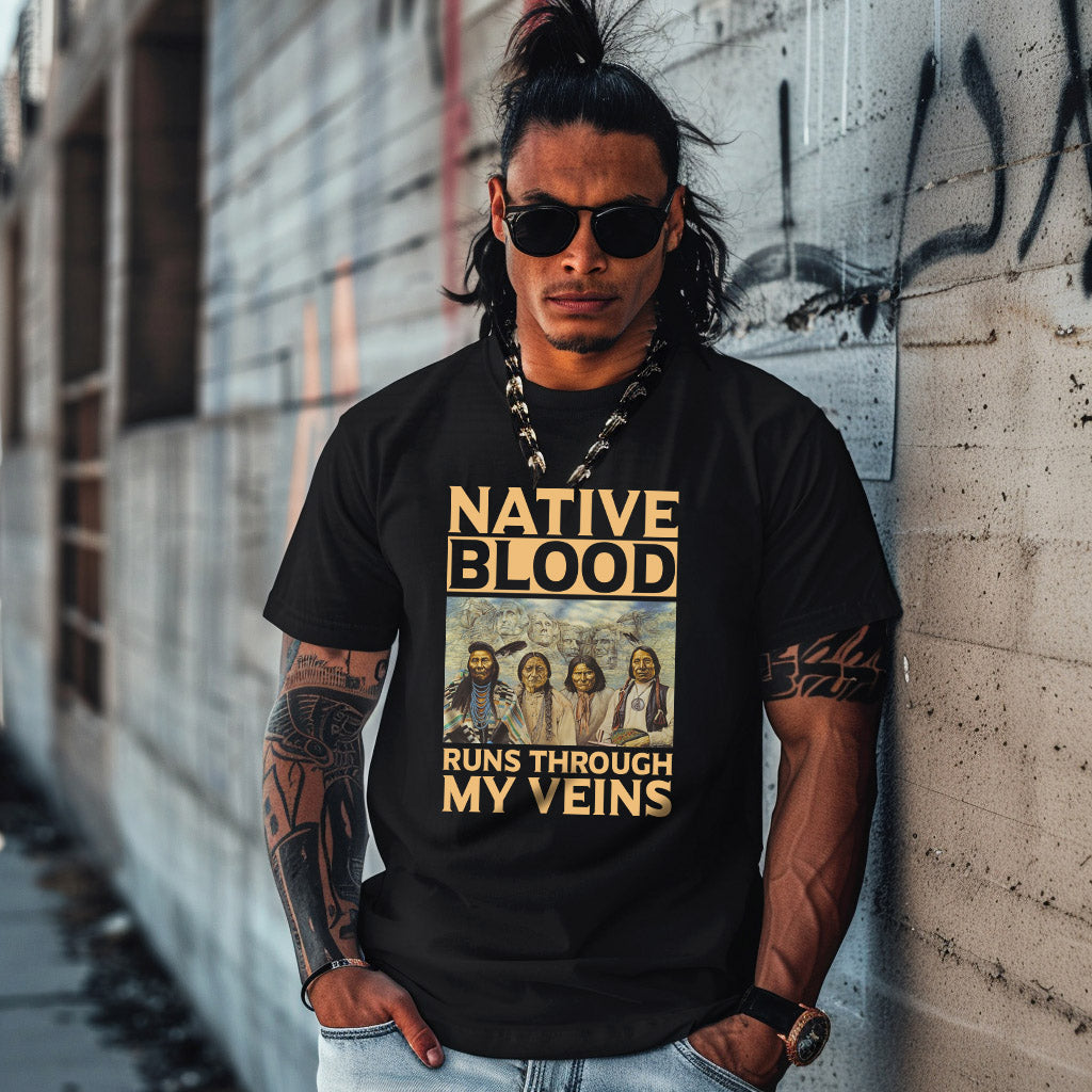 NATIVE BLOOD RUNS THROUGH MY VEINS