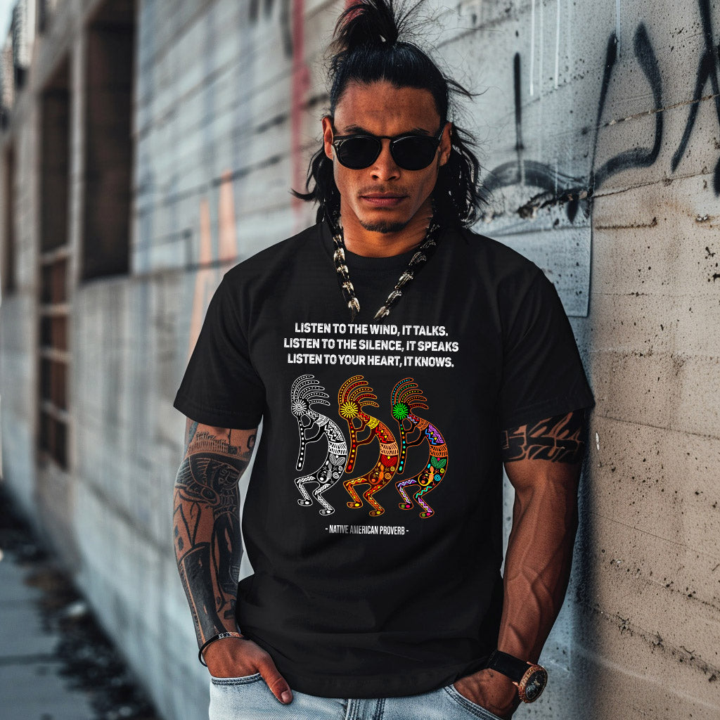 LISTEN TO THE WIND, IT TALKS. LISTEN TO THE SILENCE, IT SPEAKS LISTEN TO YOUR HEART, IT KNOWS.  - NATIVE AMERICAN PROVERB -