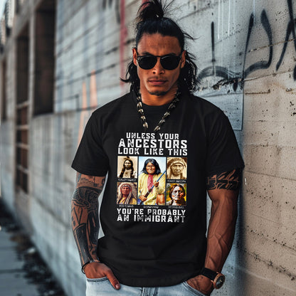 UNLESS YOUR ANCESTORS LOOK LIKE THIS YOU'RE PROBABLY AN IMMIGRANT