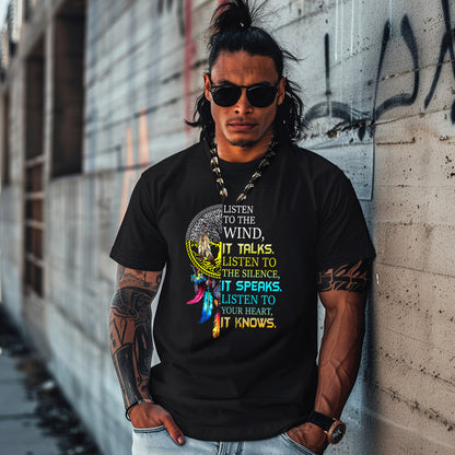 LISTEN TO THE WIND, IT TALKS. LISTEN TO THE SILENCE, IT SPEAKS. LISTEN TO YOUR HEART, IT KNOWS.