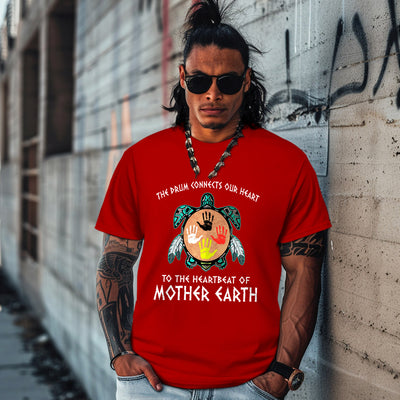 THE DRUM CONNECTS OUR HEART  TO THE HEARTBEAT OF MOTHER EARTH