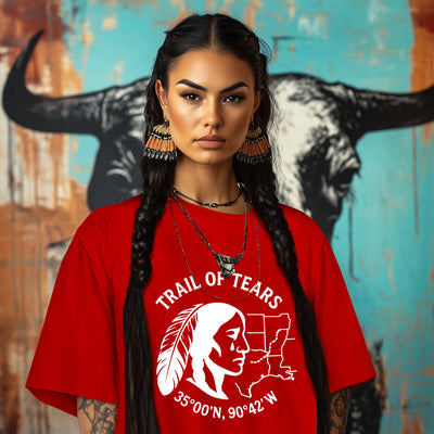 TRAIL OF TEARS 90°42'W 35°00'N.