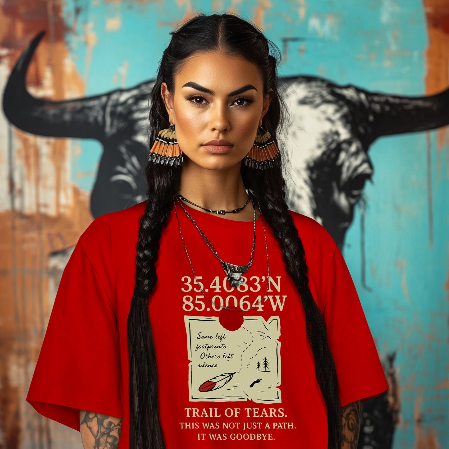 35.4083'N 85.0064'W  TRAIL OF TEARS. THIS WAS NOT JUST A PATH. IT WAS GOODBYE.