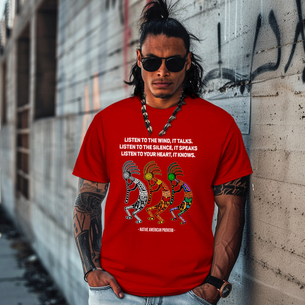 LISTEN TO THE WIND, IT TALKS. LISTEN TO THE SILENCE, IT SPEAKS LISTEN TO YOUR HEART, IT KNOWS.  - NATIVE AMERICAN PROVERB -