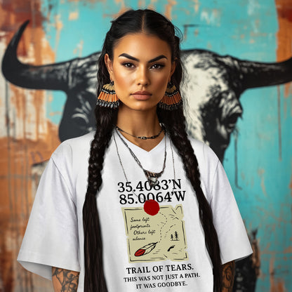 35.4083'N 85.0064'W  TRAIL OF TEARS. THIS WAS NOT JUST A PATH. IT WAS GOODBYE.