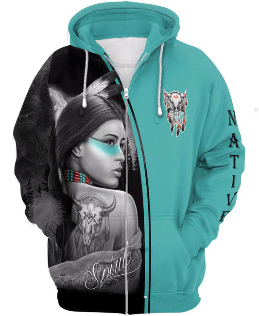 Native Woman 3D Hoodie