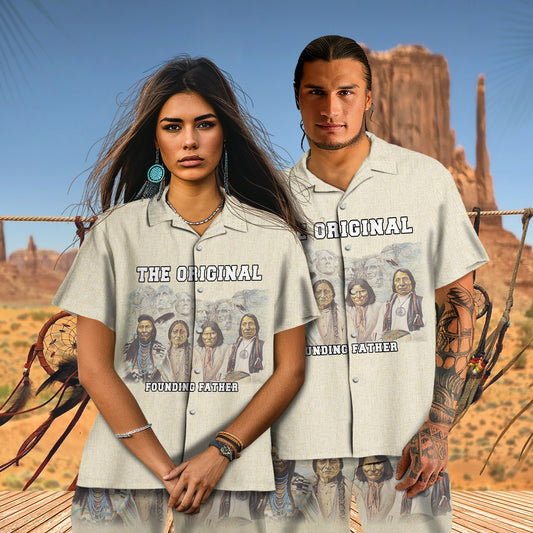 Original Founding Father Hawaiian Shirt New - 86031