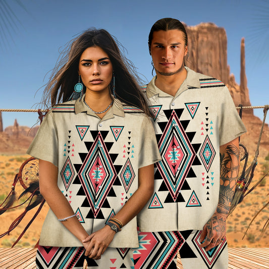 Native Pattern Hawaiian Shirt New - 86020