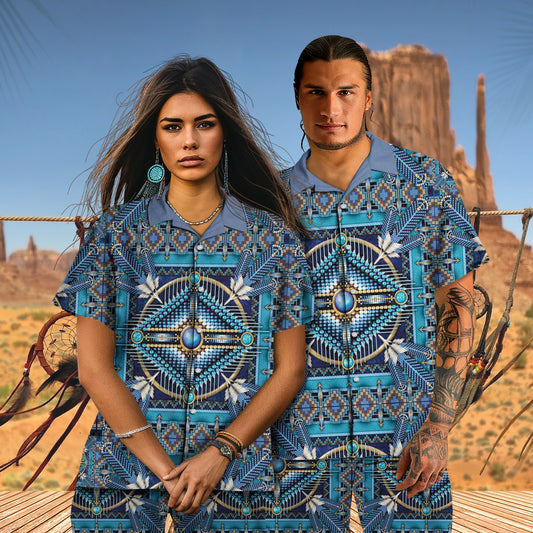 Native Pattern Hawaiian Shirt New - 86017