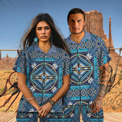 Native Pattern Hawaiian Shirt New - 86017