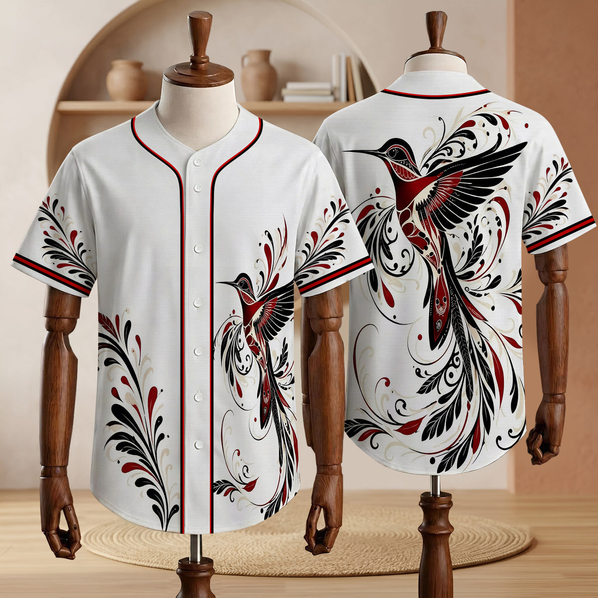 Crimson Feather Oracle Baseball Jersey Unisex Shirt
