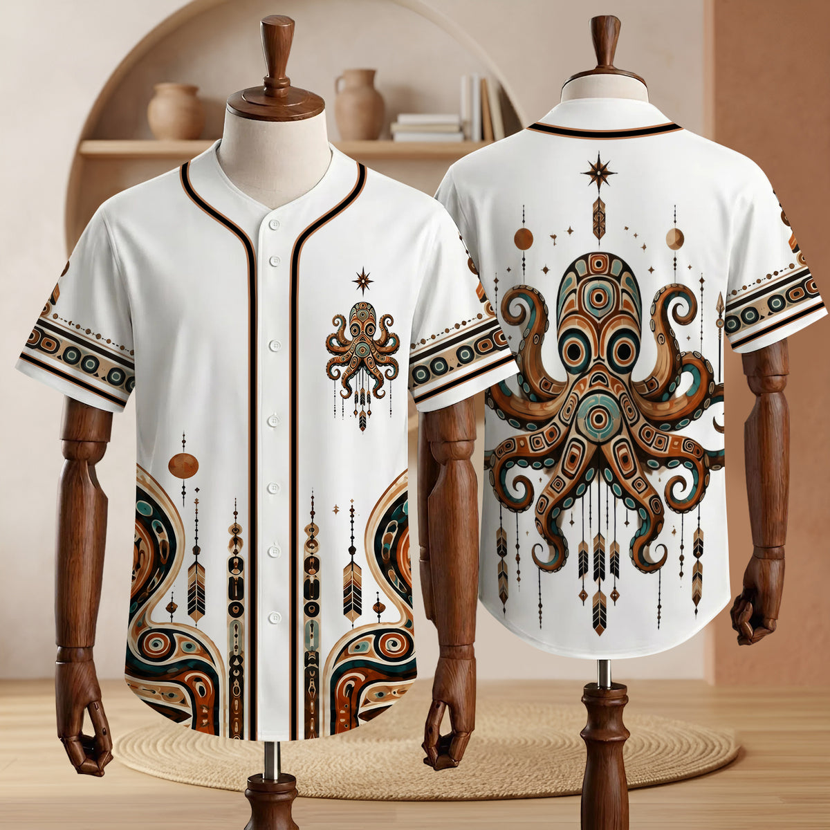 Mystic Octopus Legacy Baseball Jersey Unisex Shirt