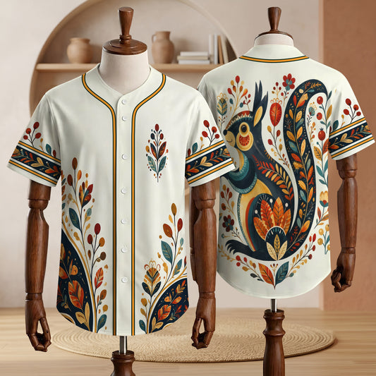 Ancient Woodland Harmony Baseball Jersey Unisex Shirt