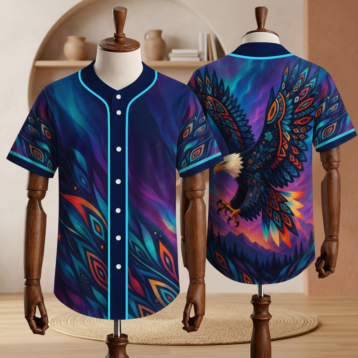 Cosmic Eagle Legacy Baseball Jersey Unisex Shirt