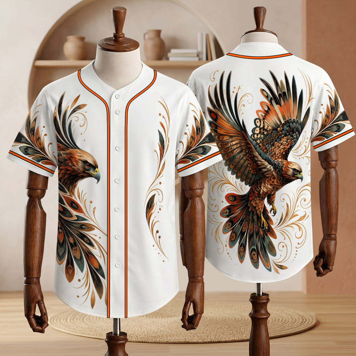 Moonlit Bear Baseball Jersey Unisex Shirt