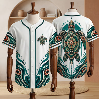Ancient Turtle Guardian Baseball Jersey Unisex Shirt