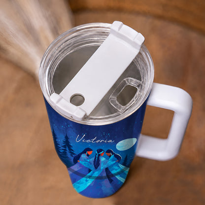 Whispering Moon Connection Personalized Tumbler
