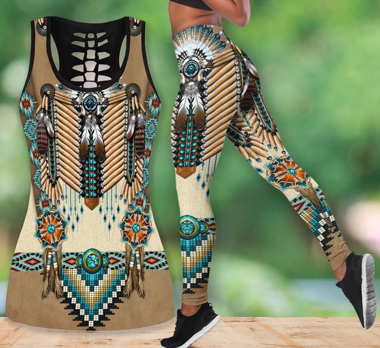 Native American Tank Top & Legging Set 54 WCS